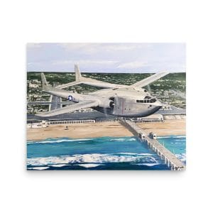 Warbird over the Pier – Premium Matte Print